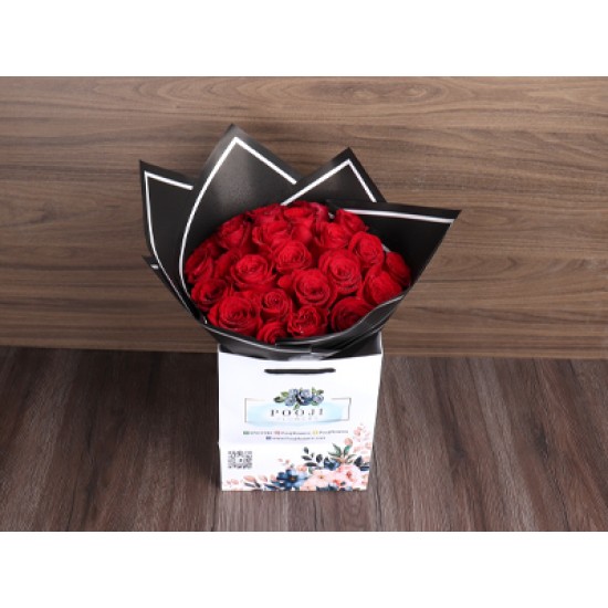 Red Rose Hand Bouquet