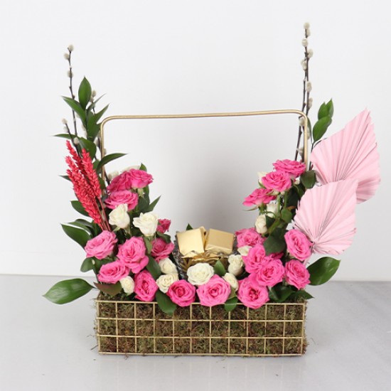 Pink basket