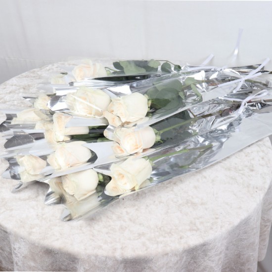 20 Signal White Roses