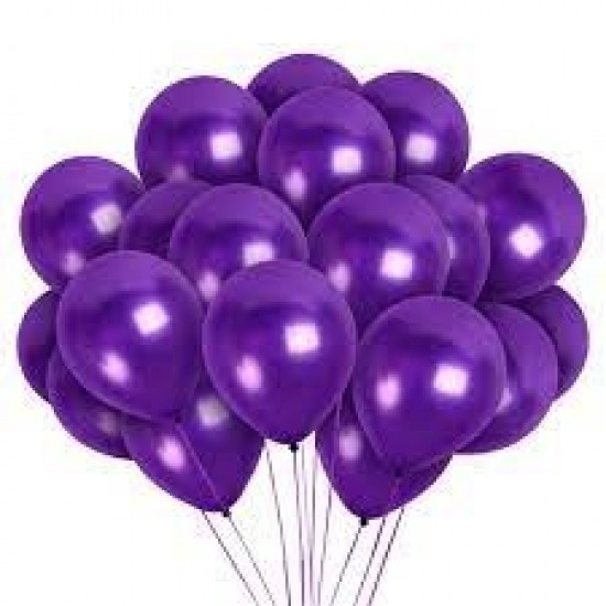 Deep Purple Helium Balloons 10