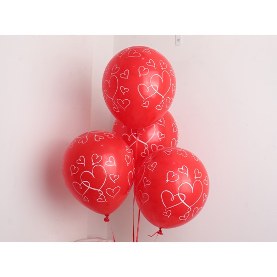 Love Red Balloon 10pcs