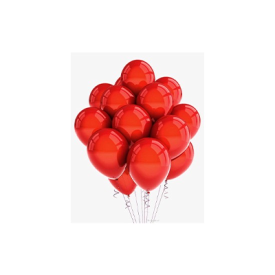 Red Helium  Balloons 10pcs