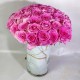 Marble Pink Rose in Vase